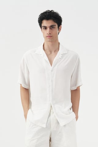 Kurzärmeliges Button-Down-Shirt