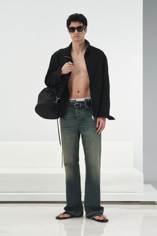 Tencel Leinenjacke mit Reißverschluss