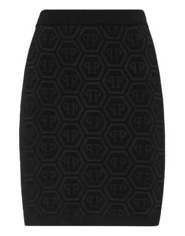Strickminirock Monogram