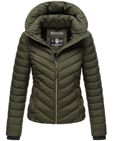 Marikoo Damen Steppjacke Kagomee mit Kapuze