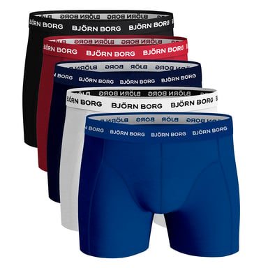 5er-Pack Herren Baumwoll-Stretch-Boxershorts Weiche Alltagsunterwäsche