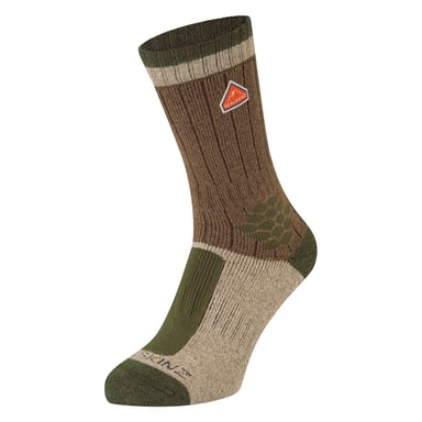 Recycelte Wolle Mid Farbblock Wandersocken für Männer und Frauen