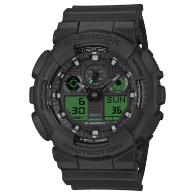 Casio G-shock Schwarz Herren Armbanduhr GA-100BEG-1AER