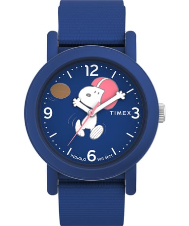 Timex Peanuts Originals Camper Blau Unisex Armbanduhr TW2W48500