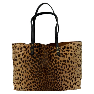 Chloé Tragetasche mit Leopardenmuster aus braunem Ponyhaar