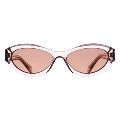 Prada PR26ZS 19Q10D transparent Pfirsich hellbraun Sonnenbrille