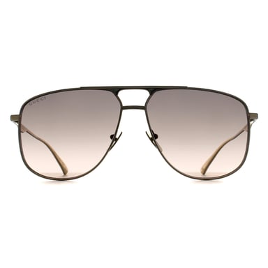 Gucci GG0336S 001 goldbraune Sonnenbrille mit Farbverlauf