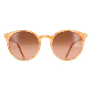 Serengeti Leonora SS028004 glänzend Pfirsich Marmor Mineral polarisiert Treiber Gradient Sonnenbrille