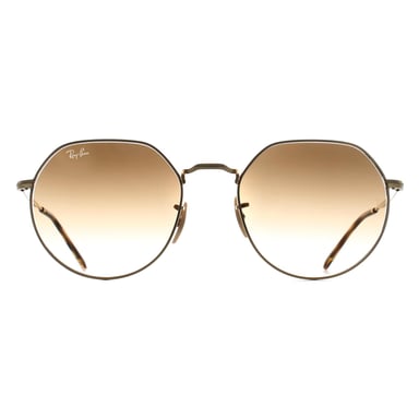 Ray-Ban RB3565 Jack 001/51 arista gold braun Verlauf Sonnenbrille