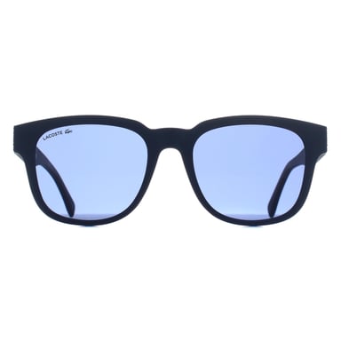 Lacoste L982S 401 matte blaue Sonnenbrille mit blauem Farbverlauf