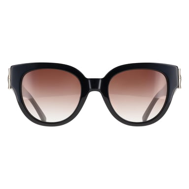 Longchamp LO733S 001 schwarz braun klar Sonnenbrille mit Farbverlauf