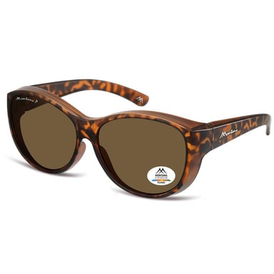 Montana FO8 D matt schildpatt braun polarisiert fit über Gläser Sonnenbrille