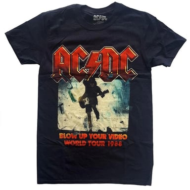 AC/DC - "Blow Up Your Video" T-Shirt für Kinder (Schwarz)