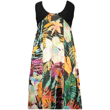 Desigual Schwarzes Viskose Damenkleid