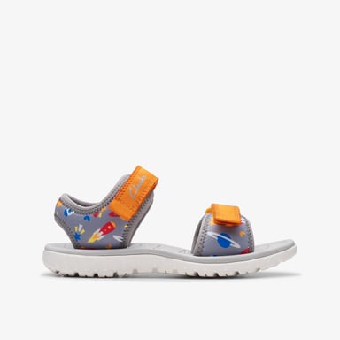 Surfing Tide Kid Grey/Orange Sandalen