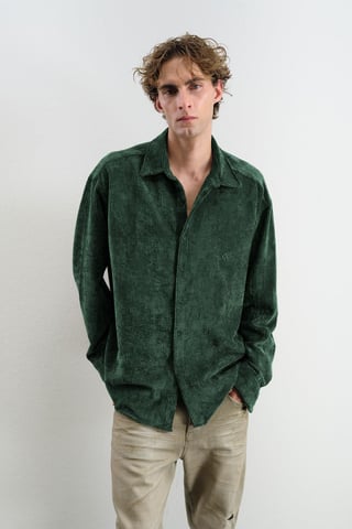 Oversized Samtshirt
