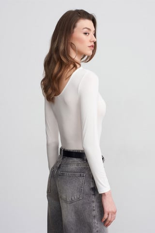Slim Fit Modal-Jersey-Body