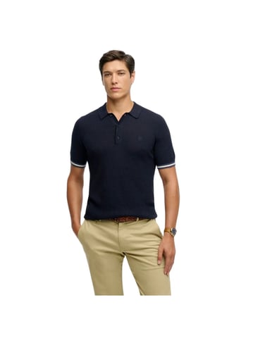 Superdry Herren Essential Strick-Polohemd