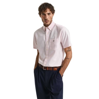 Gant - "Classic" Hemd für Herren, Oxford-Stil, kurzärmlig (Pink)
