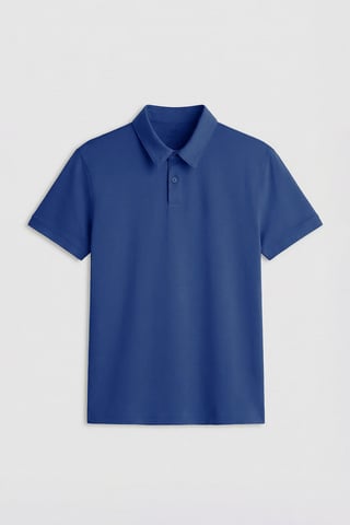 Herren Baumwolle Elasthan Polo T-Shirt