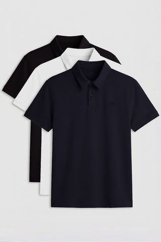 Herren-Polohemd aus Baumwollmischung