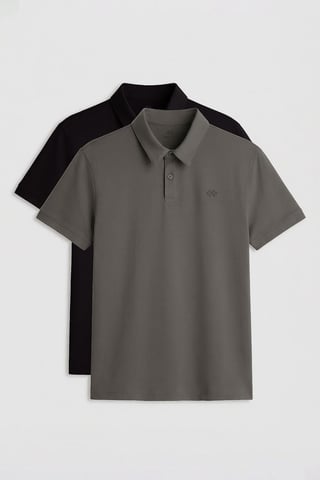 Herren-Polohemd aus Baumwollmischung