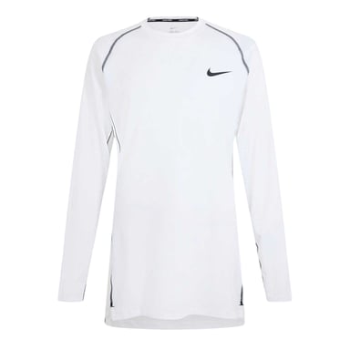 Nike - "Pro" Base Layer Oberteil für Herren, Schmal, Raglanärmel (Weiß)