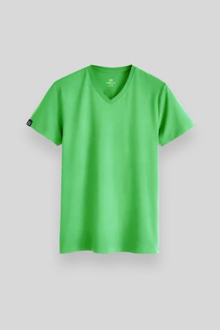 Herren V-Ausschnitt Kurzarm T-Shirt