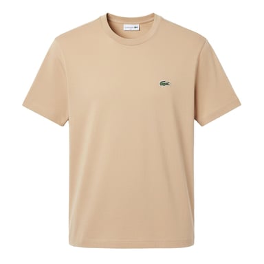 Lacoste - T-Shirt für Herren, Verriegelung, Schmal (Beige)