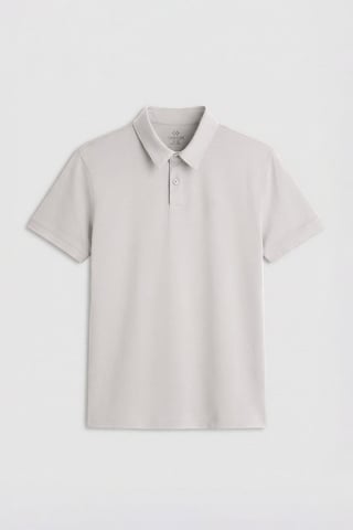 Herren Polo-T-Shirt aus Baumwolle mit Elasthan
