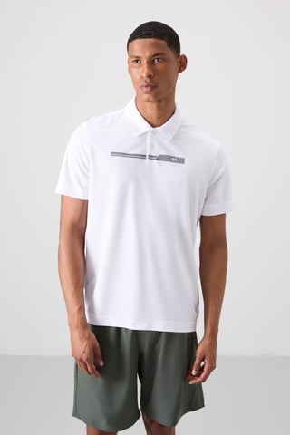 Herren Polo-Kragen Knopf T-Shirt