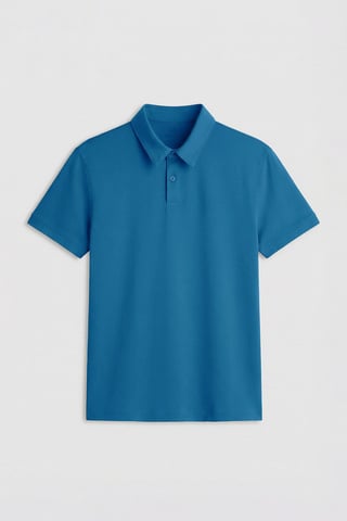 Herren Polo-T-Shirt aus Baumwolle mit Elasthan
