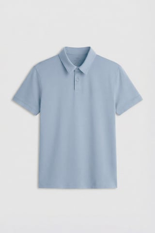 Herren Baumwolle Elasthan Polo T-Shirt