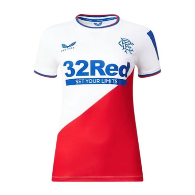 Castore - "2023" Auswärts-Trikot für Damen (Weiß/Rot)