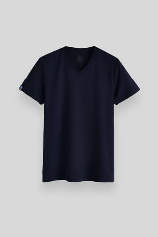 Herren V-Ausschnitt Kurzarm T-Shirt