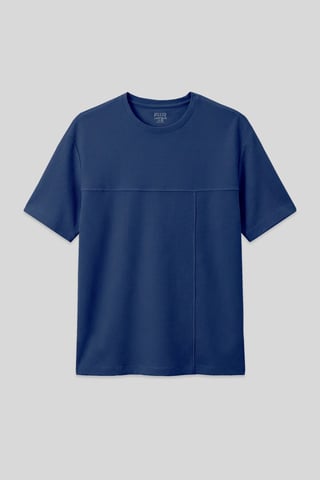 Übergrößen-Jersey-T-Shirt mit Tasche