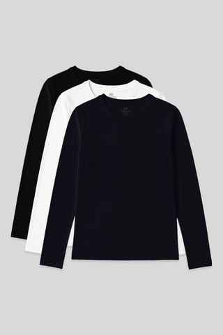 Damen Langarmshirt mit Rundhalsausschnitt