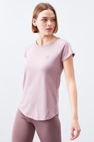 Damen Kurzarm T-Shirt mit Rundhalsausschnitt