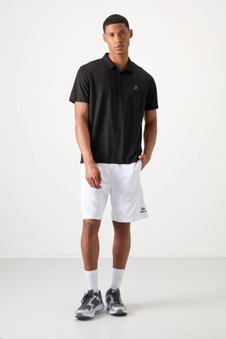 Herren Polo-Shirt mit Logo-Stickerei