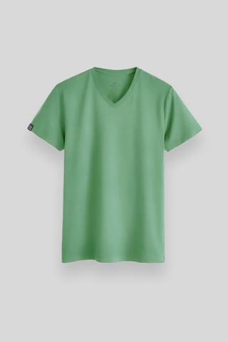 Herren V-Ausschnitt Kurzarm T-Shirt