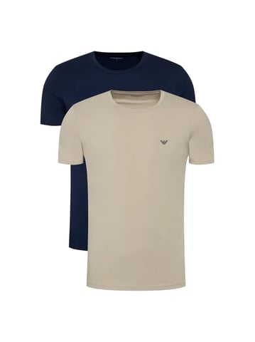 Emporio Armani Herren-T-Shirt-Packung x2 Adler