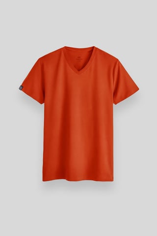 Herren V-Ausschnitt Kurzarm T-Shirt