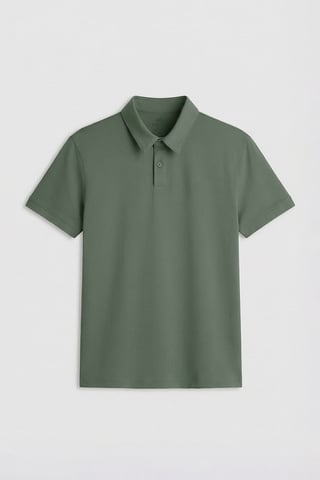Herren Baumwoll-Elastan Polo T-Shirt