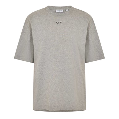 Off White - T-Shirt für Herren/Damen Unisex, Baumwolle (Grau/Schwarz)