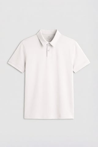 Herren Polo-T-Shirt aus Baumwolle mit Elasthan