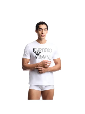 Emporio Armani Herren-T-Shirt mit Adler-Motiv