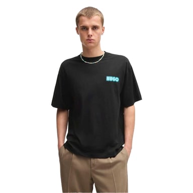 Hugo - "Duwood" T-Shirt für Herren, Baumwolle, Regulär (Schwarz)