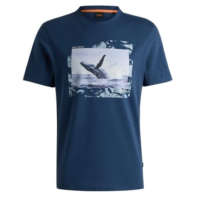 Boss - T-Shirt für Herren, Baumwolle (Marine)