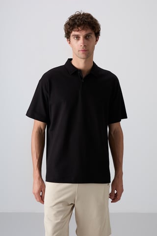 Herren Oversized Polo T-Shirt