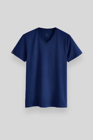 Herren V-Ausschnitt Kurzarm T-Shirt